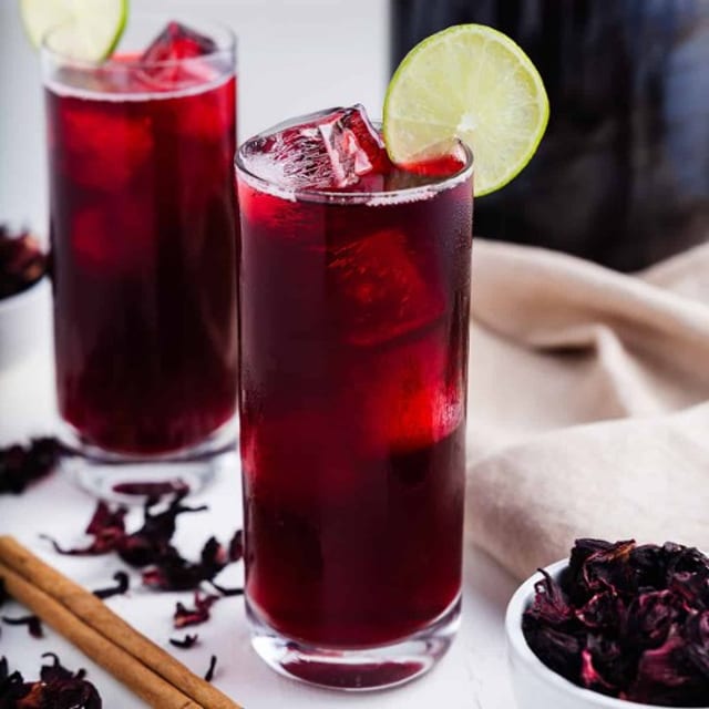 32oz Hibiscus Water.