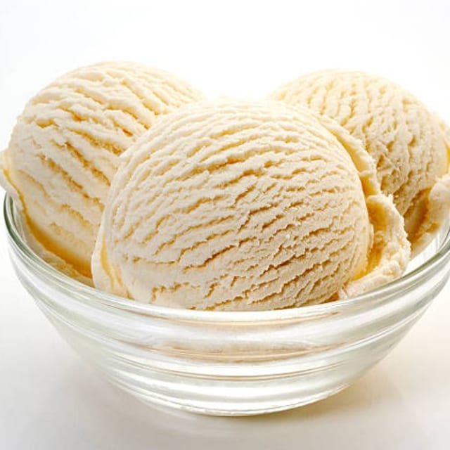 Scoop of Vanilla Gelato.