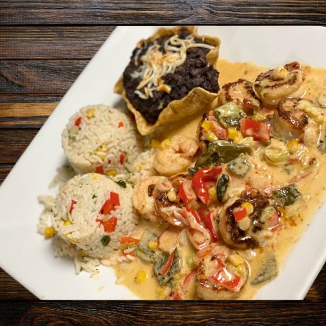 Camarones en Crema.