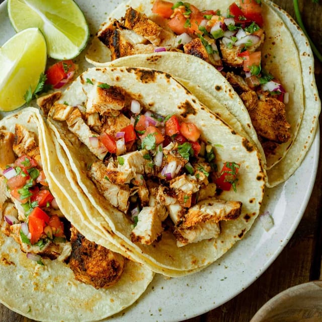 Grilled Chicken Taco.